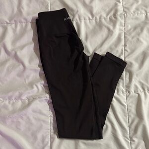 Alphalete Dark Brown Scrunch Leggings
